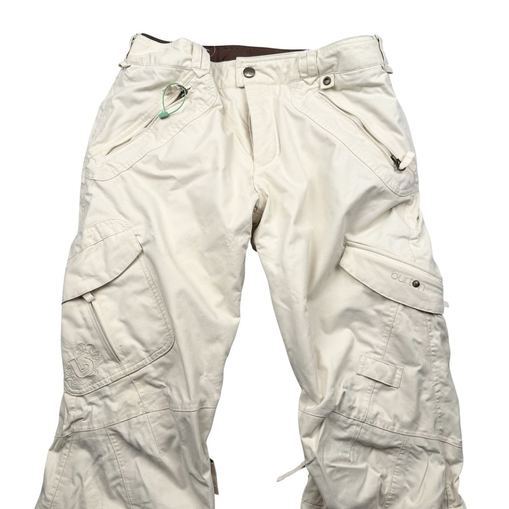 Burton WOMEN'S  Cargo Snowboarding Pants Dry ride Technology Cream & Brown M